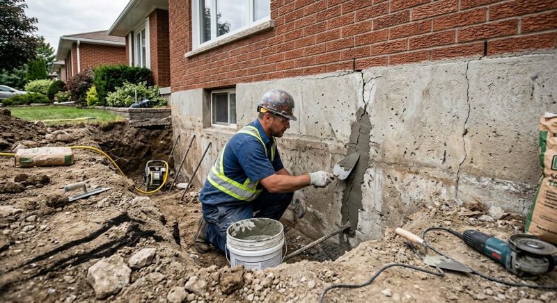 Basement Crack Repair in Columbia, SC