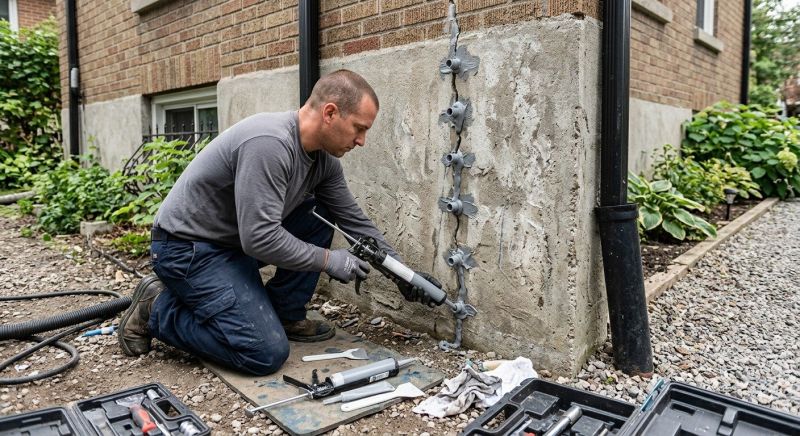 Cracked Basement Floor Repair in Columbia, SC