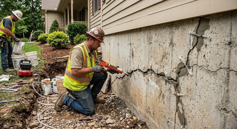 Cracked Foundation Repair in Irmo, SC