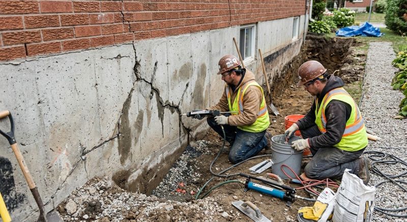 Cracked Foundation Repair in Kershaw County, SC