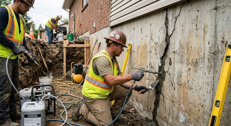 Cracked Foundation Repair in Ridgeway, SC