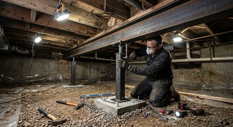 Crawlspace Structural Repair in Columbia, SC