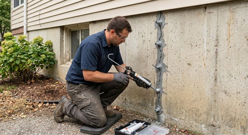 Foundation Crack Sealing in Columbia, SC