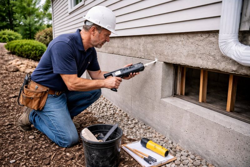 Foundation Crack Sealing in Columbia, SC