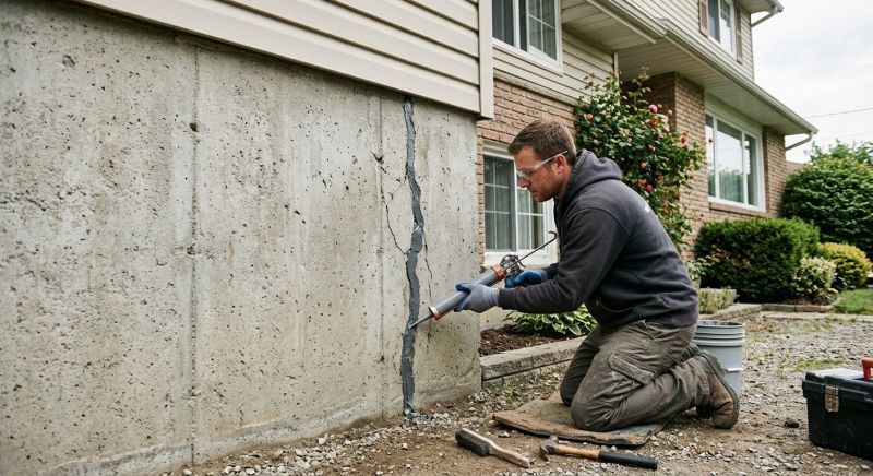 Foundation Crack Sealing in Columbia, SC