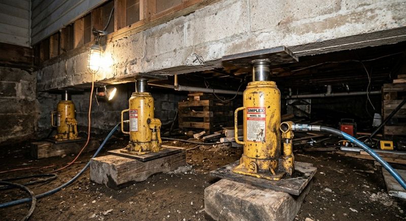 Foundation Jacking in Columbia, SC