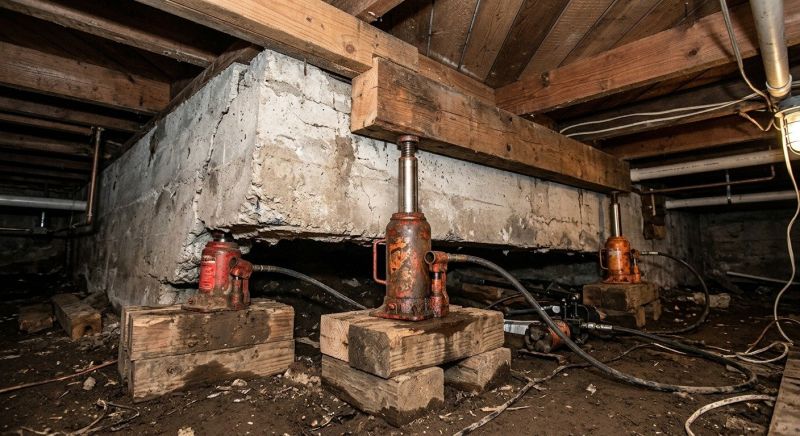 Foundation Jacking in Lugoff, SC