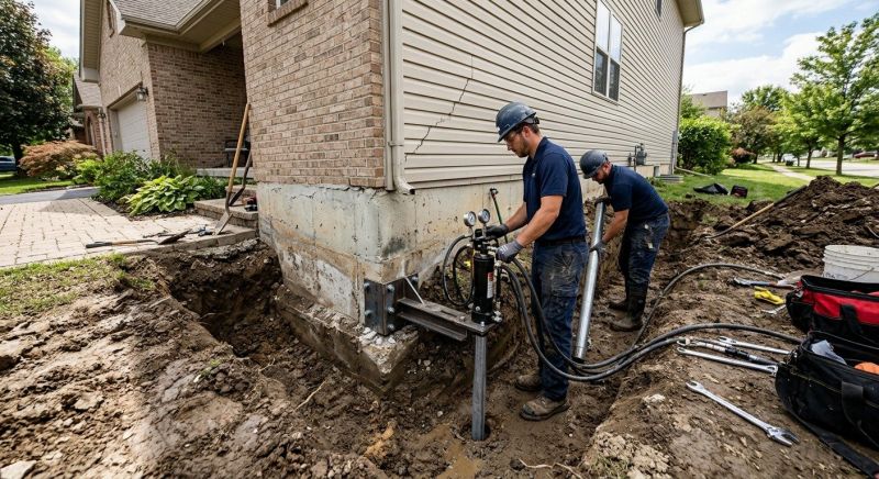 Foundation Settlement Repair in Columbia, SC