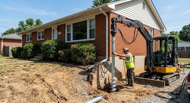 Helical Pile Installation in Columbia, SC