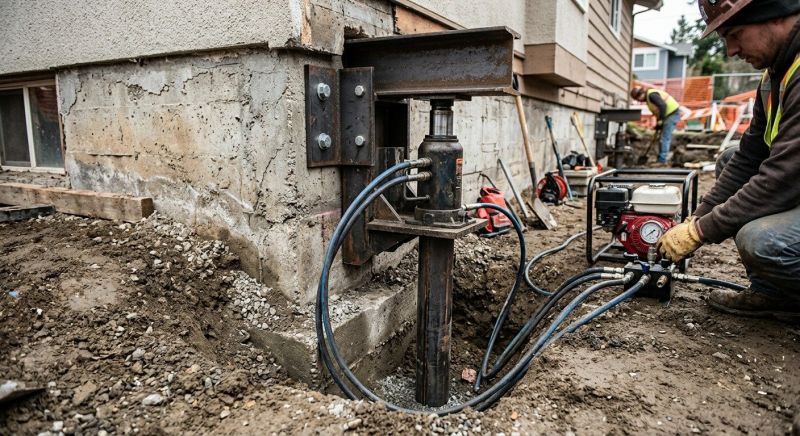 Sinking Foundation Lifting in Columbia, SC