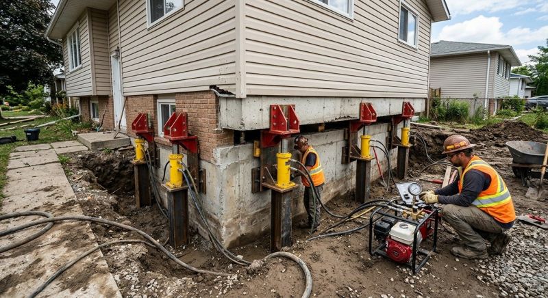 Sinking Foundation Lifting in Columbia, SC