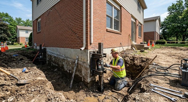Sinking Foundation Repair in Columbia, SC
