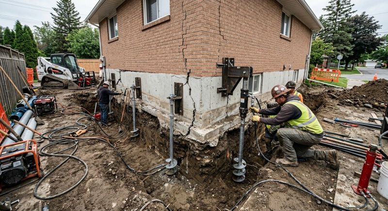 Sinking Foundation Repair in West Columbia, SC